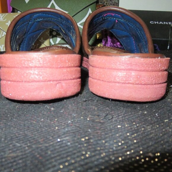 BOGO Mountain Acupressure Foot Massage Reflexology Slip-On Brown Sandals size 9 - Picture 4 of 7